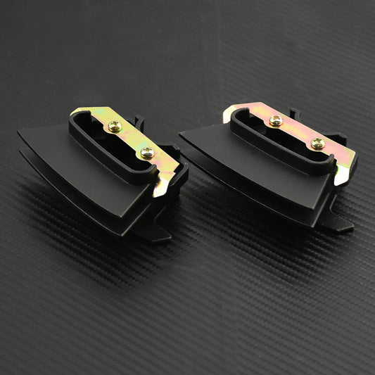Black Finned Spark Plug Covers Fit for Harley Touring Road King 2017-24 Softail