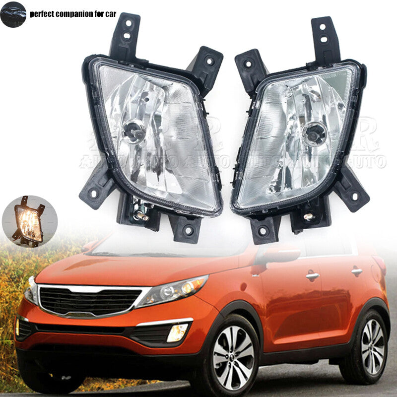 Left Right Foglamp Front Bumper Foglight Driving Lamp for KIA SPORTAGE 2011-2013