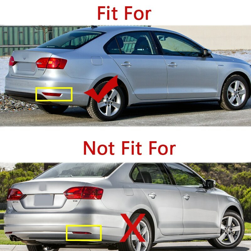 Pair Rear Tail Bumper Light Signal Light for VW for Jetta A6 EU Version 2011-2014