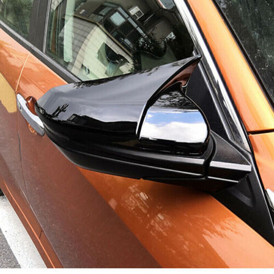 New side mirror protectors/rearview cover for Honda for Civic 2016 - 2021, glossy black.