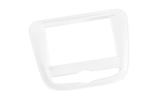 for Chevrolet Equinox 2018-2021 Silver Titanium Central Console Navigation Frame