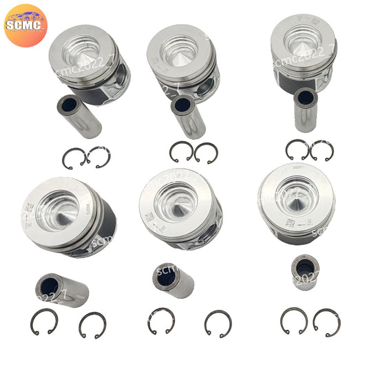 6x Pistons Rings Set For ¦µ83.01mm For VWTouareg for Audi A4 A5 Q5 Q7 for Porsche 3.0TDI