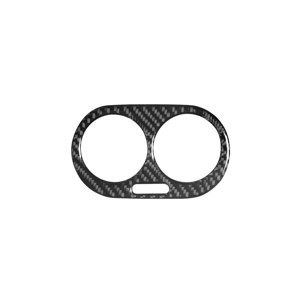 Carbon Fiber Rear Exhaust Air Vent Cover Trim for Volkswagen for Tiguan 2013-2017