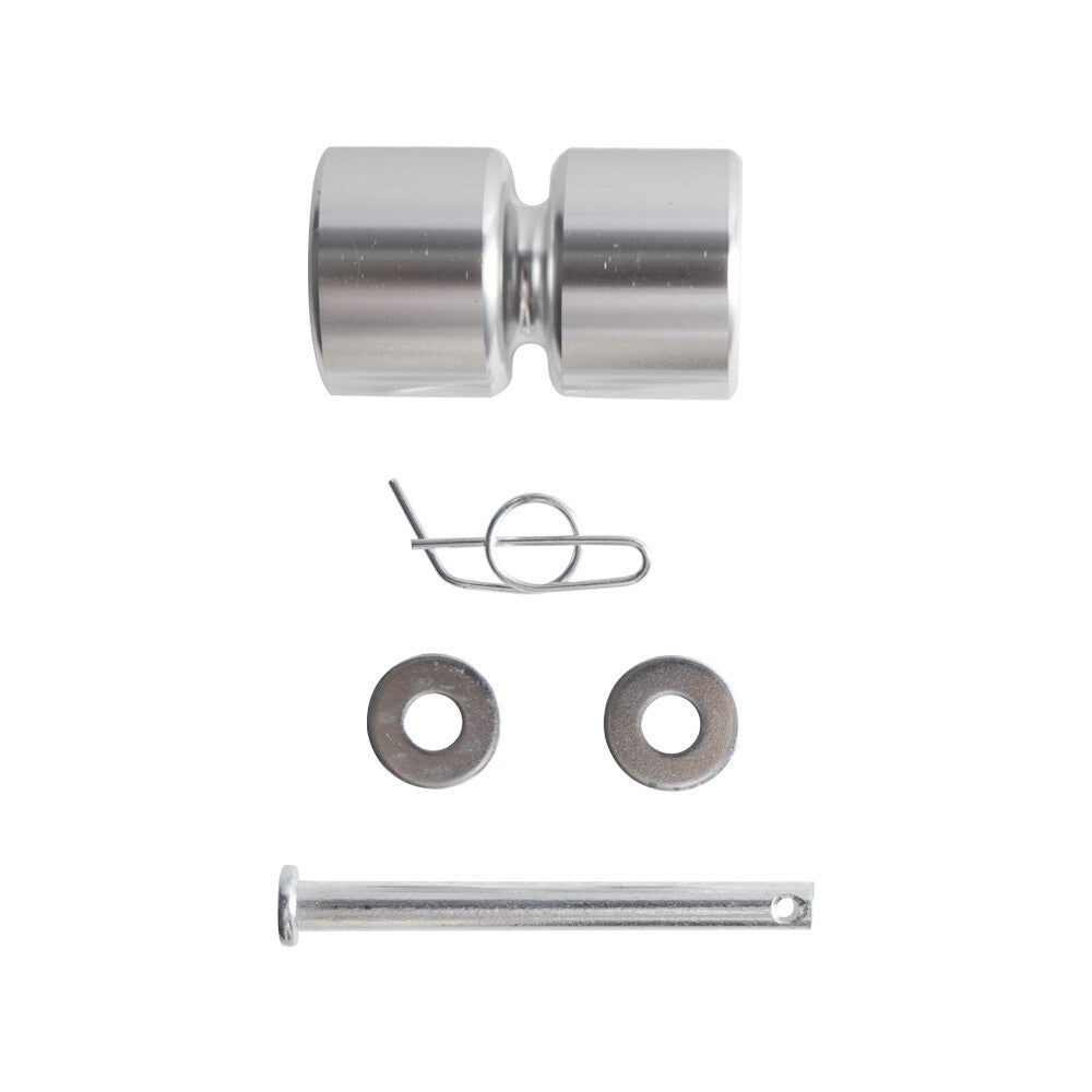 2-Piece Aluminum Alloy Trailer Tailgate Lifting Auxiliary Roller Kit Washing Machine Pin Ring