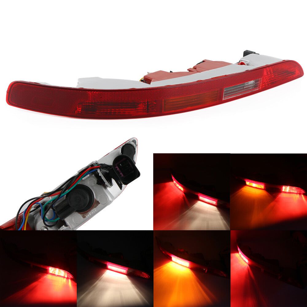 The red reverse taillights and fog lights on the right rear lower bumper are for the for Audi Q5 (2009-16).