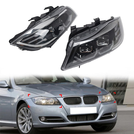 Left Right Head Lamp Assembly Headlight for BMW 323i 328i 325i 335i 335d Sedan