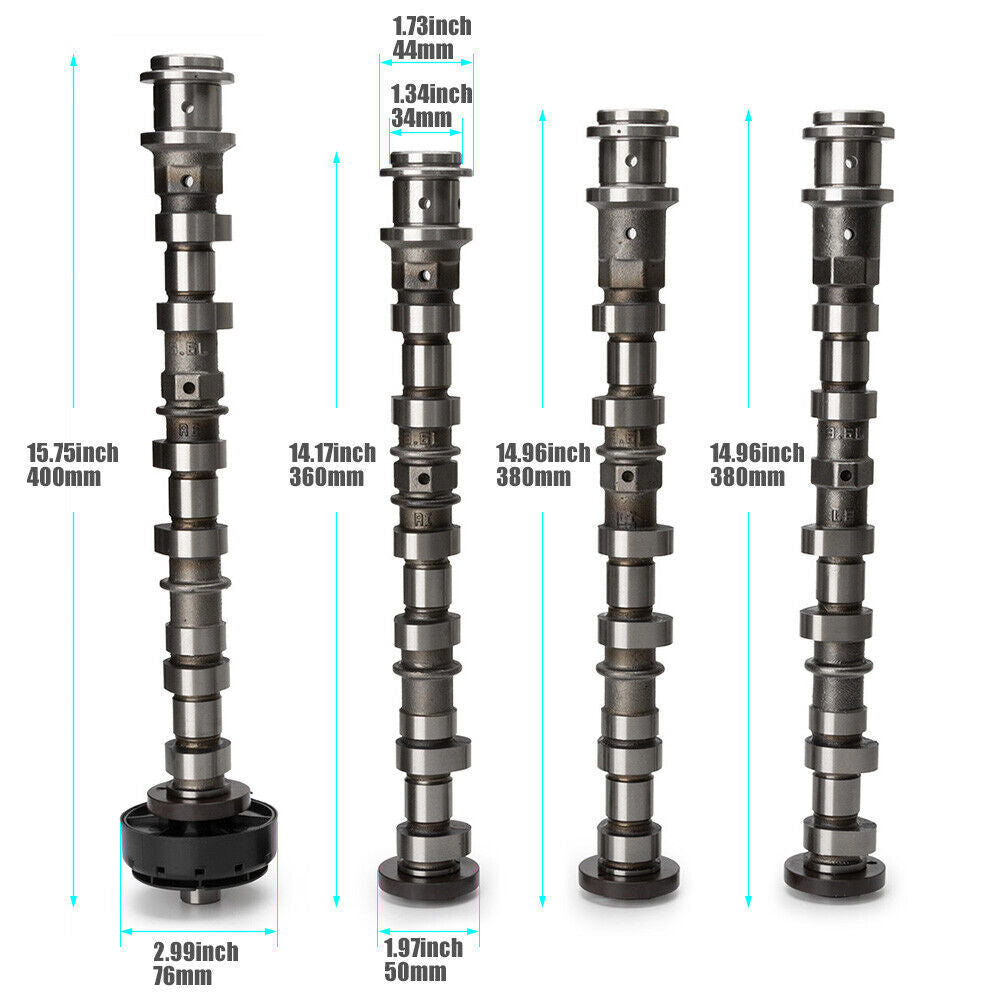 4-piece engine camshaft set suitable for 2011-2018 for Jeep for Dodge for Chrysler for Ram 3.6L 5184377AG