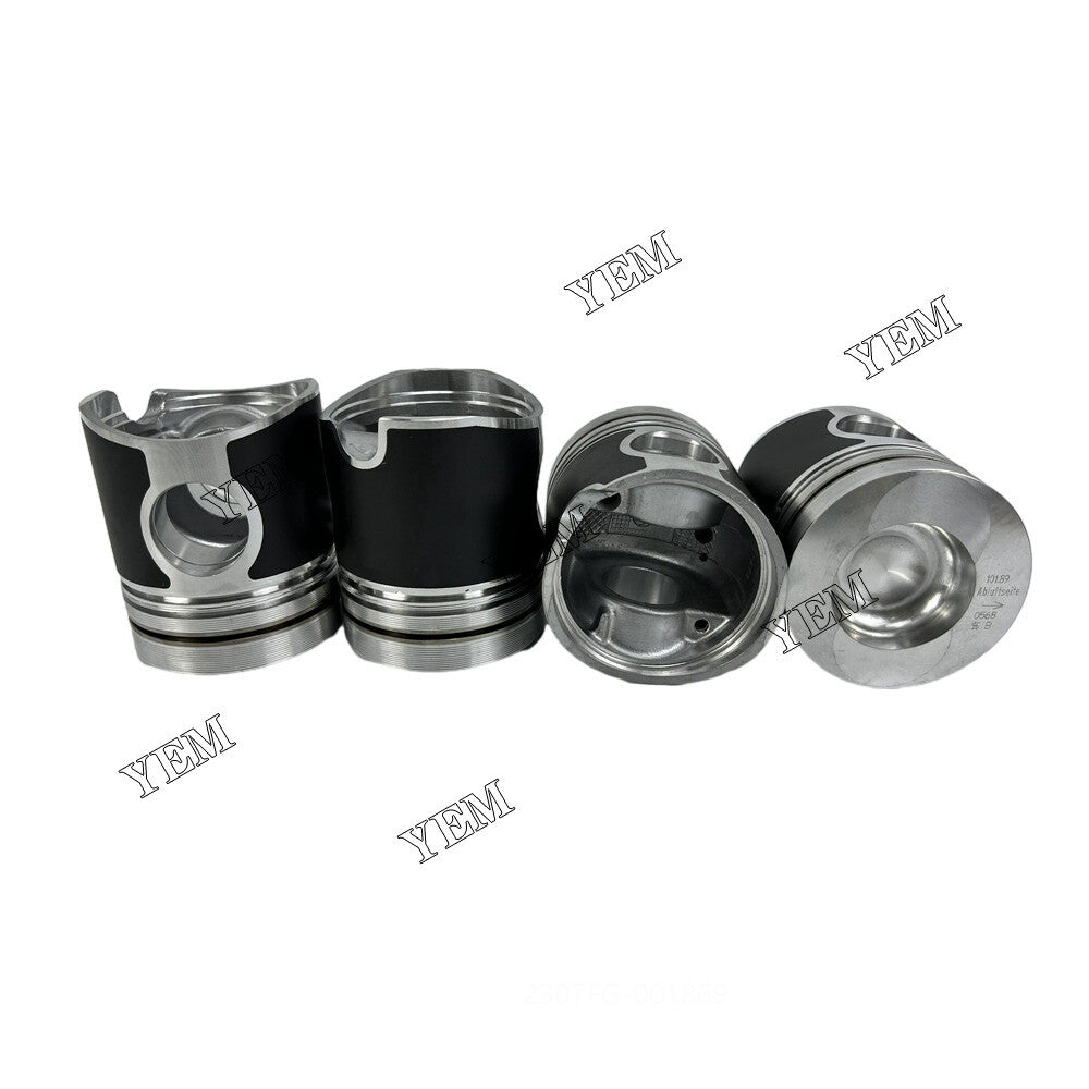 4PCS BF4L913 Engine Piston With Pin For Deutz Engine Rebuild Kit Aftermarket Par