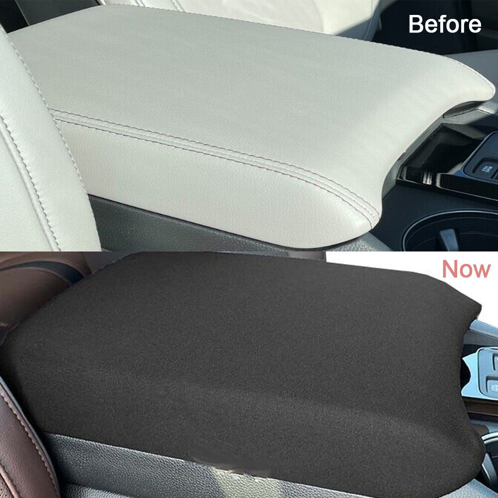AMEYZPA Black Fabric Center Console Armrest Cover for Honda Pilot 2023-2024