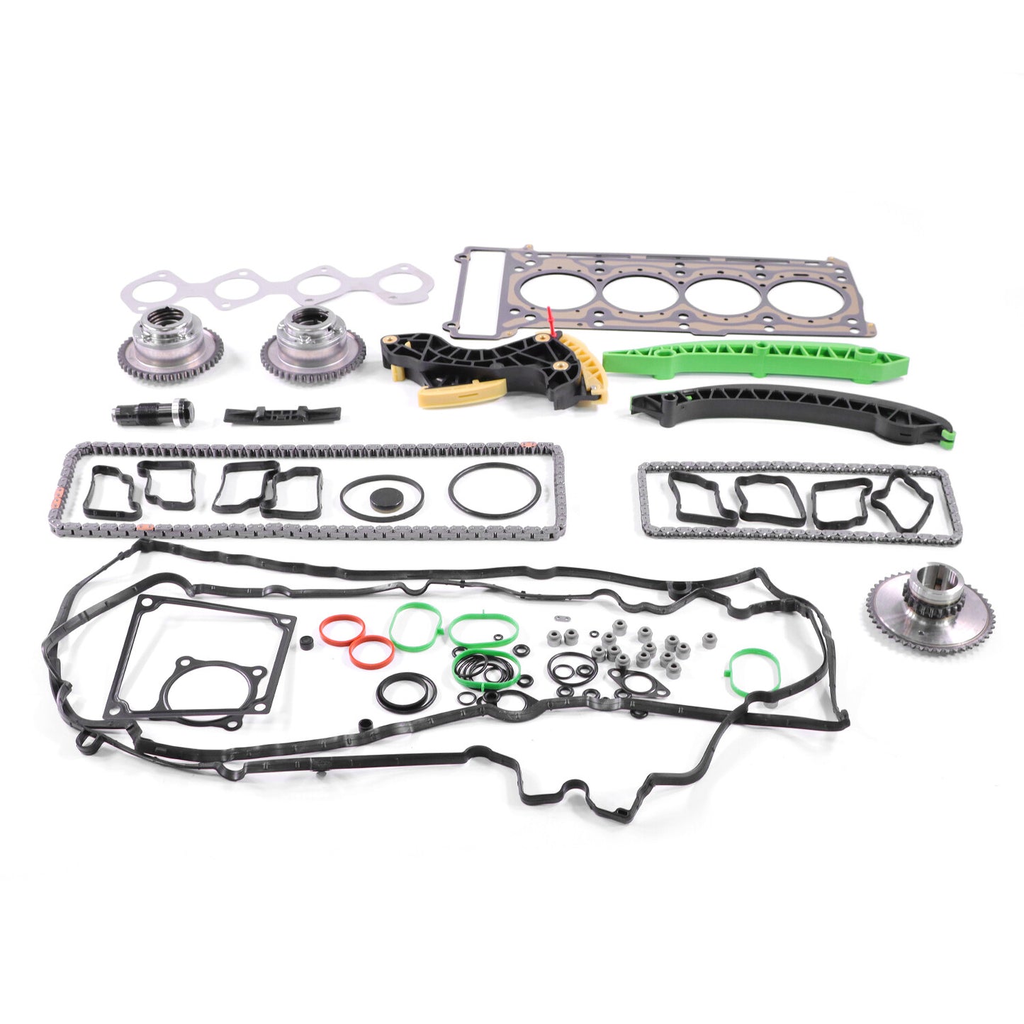 Timing Chain Kit  Camshaft Gears  Tensioner for Mercedes-Benz C250 SLK250 1.8L