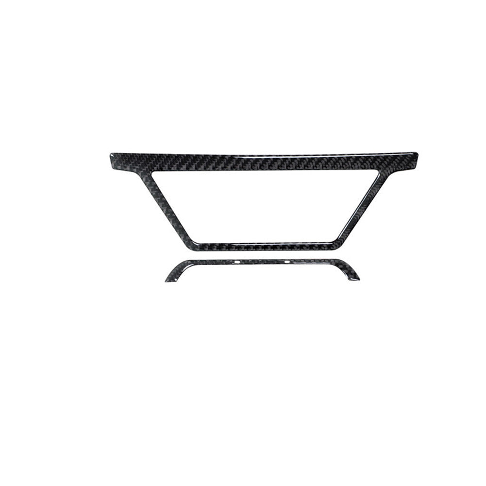 Carbon Fiber Interior Center Cosole Cover Trim for Hyundai for Elantra 2016-2018
