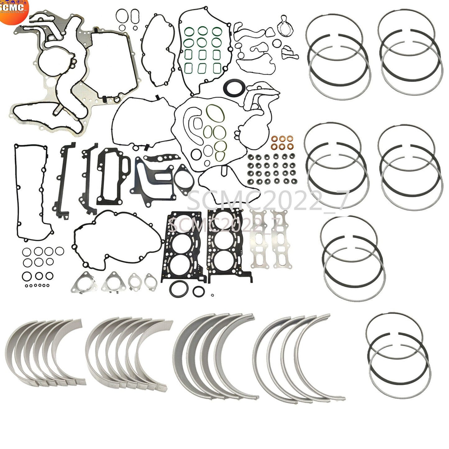 Engine Overhaul Gasket Kit for VW Touareg for Audi A4 A5 A6 Q5 Q7 3.0 TDI CLAB CDUC