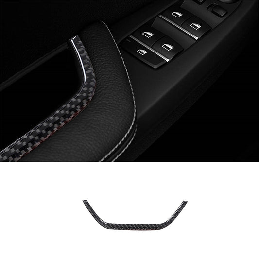 Carbon Fiber Driver Door Storage Frame Trim for BMW X3 F25 X4 F26 2011-2017