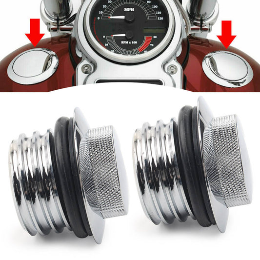 Thread Flush Pop Up Gas Cap Bel¨¹ftete Kraftstofftank Abdeckung f¨¹r for Harley Chrom