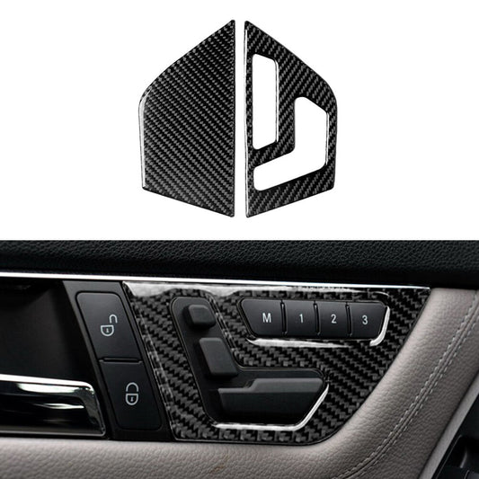 Carbon Fiber Door Buckle Trim for Mercedes-Benz C-Class W204 07-13 Type A