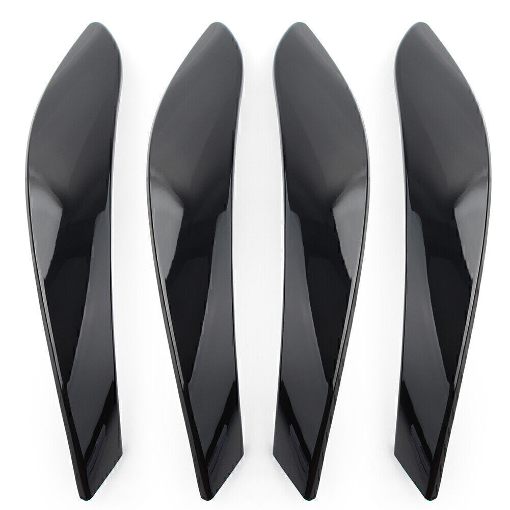 Inner Door Handle Panel Cover Trim 4Pcs for BMW 3 4 Series 3GT Glossy Black Car