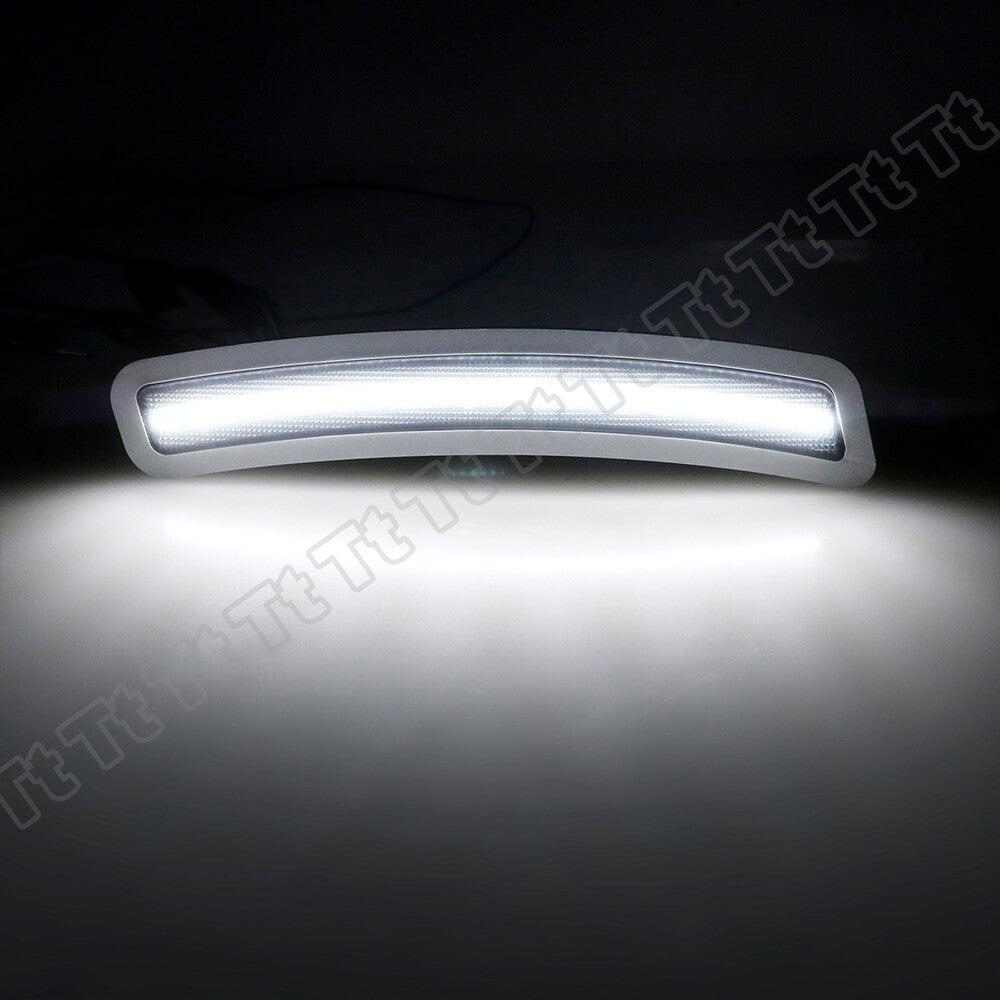 White LED front marker reflectors for 2014-2020 for BMW F80 M3 F82 F83 M4