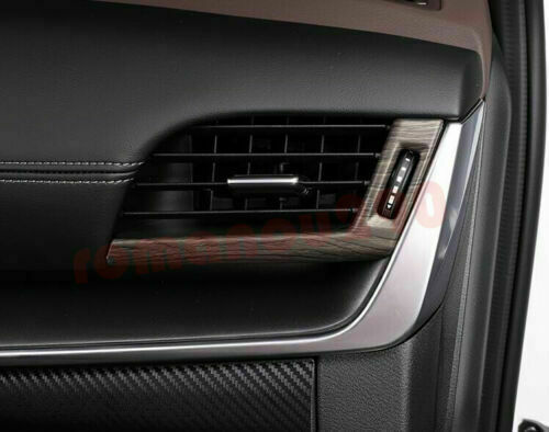 for Nissan Rogue 2021-2024 Wood Grain Style Center Console Air Outlet Cover Trim