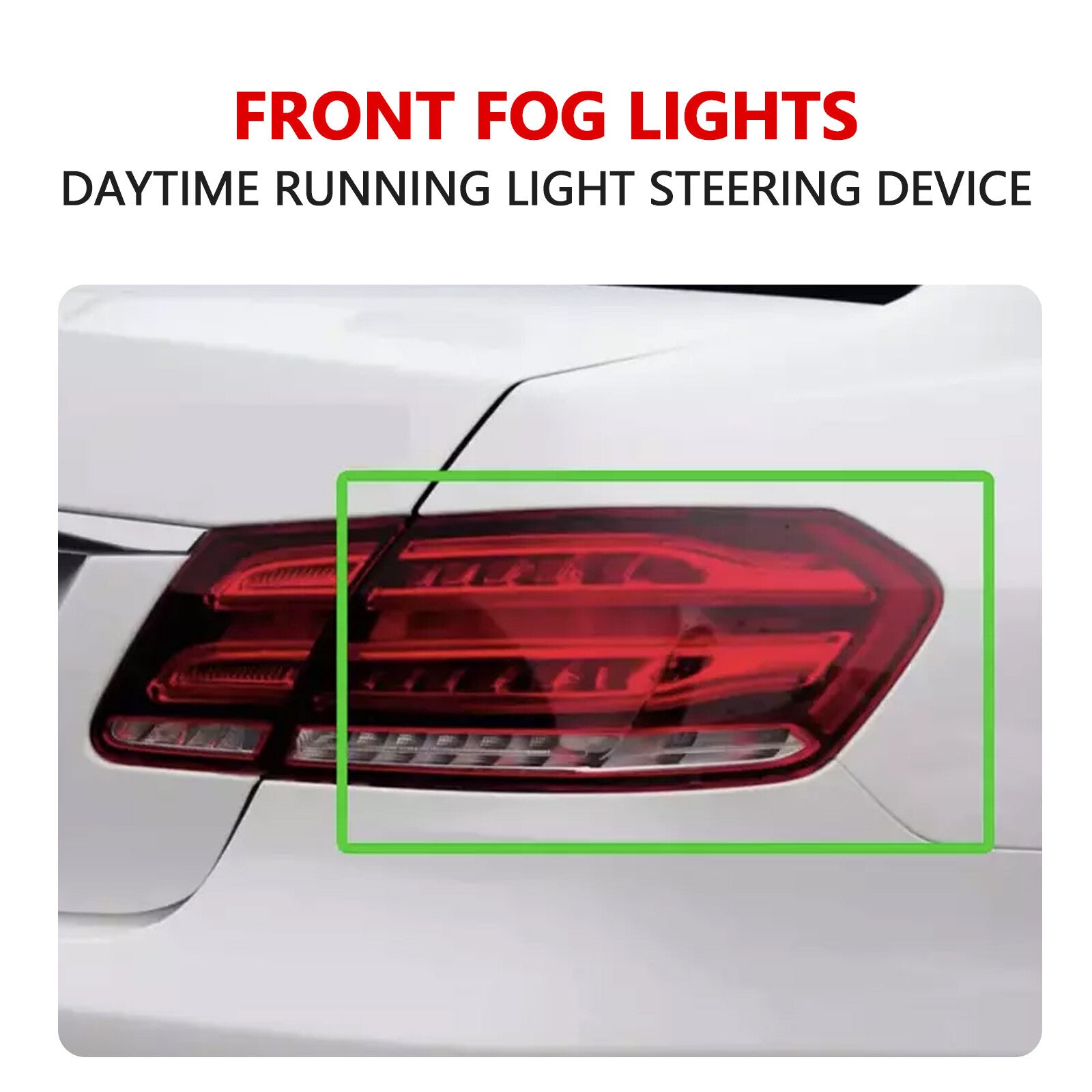 Right outer LED taillight assembly for Mercedes-Benz E-Class W212 2014-15