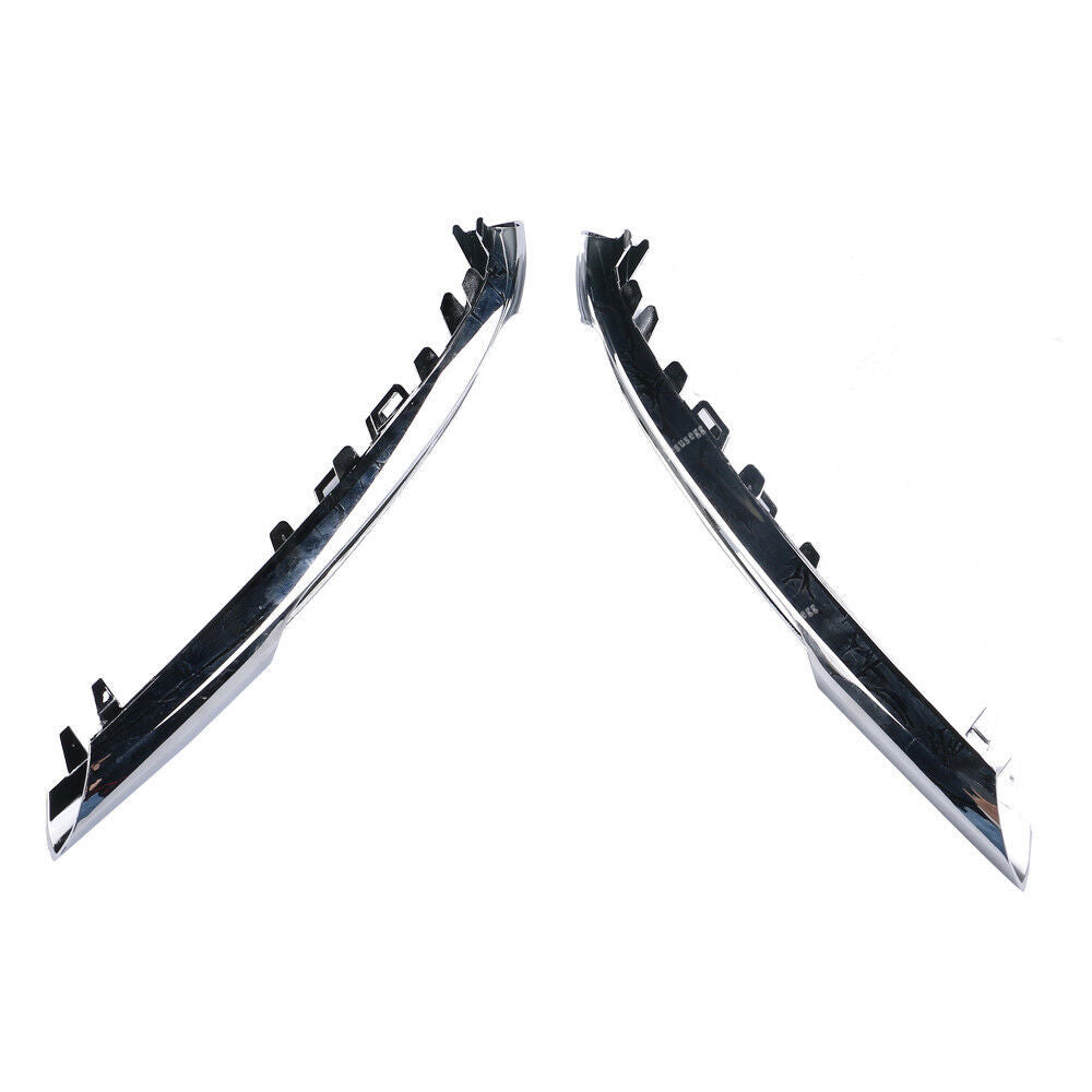 2Pcs Chrome Daytime Light Trim Bezel for Mercedes-Benz E-Class W212 2009-2012
