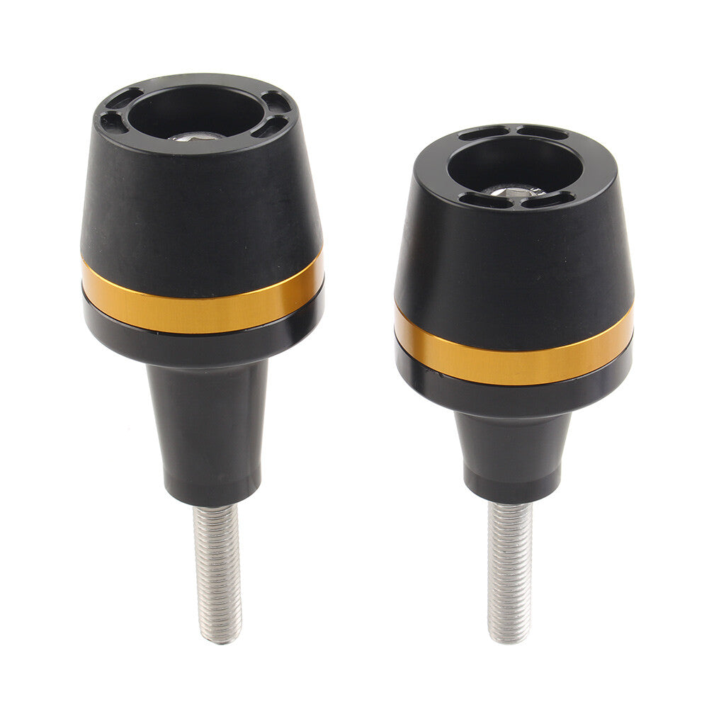 for Yamaha for Suzuki for Honda for Kawasaki Universal Frame Sliders Crash Protector Gold2x