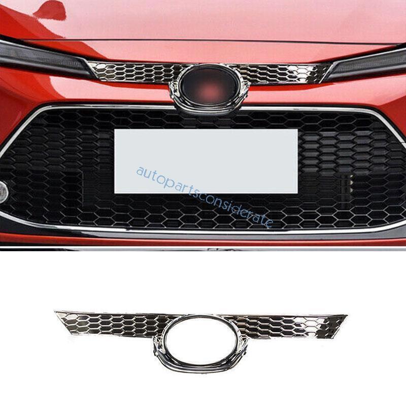 for Toyota for Corolla 20-2024 ABS Chrome Front Bumper Center Mesh Grille Grill Trim