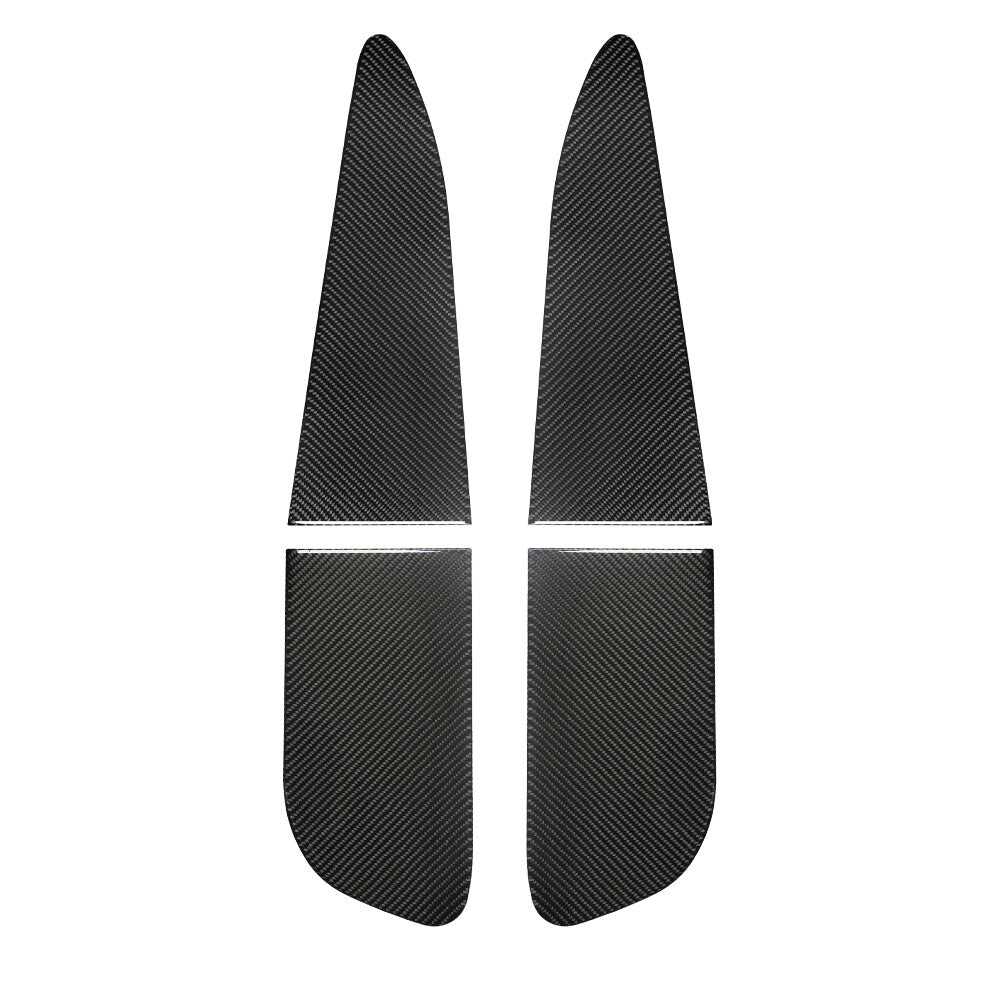 4Pcs Carbon Fiber Center Console Side Frame Trim for Dodge Durango 2014-2020