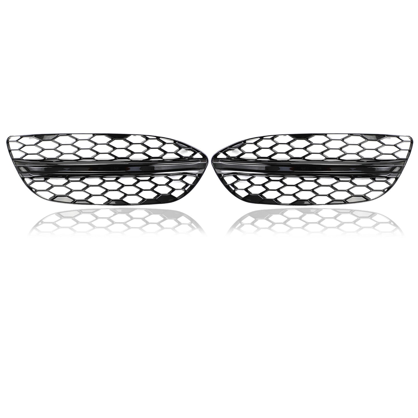 2x Front Fog Light Air Vent Grille Cover for Mercedes-Benz W205 2015-2018