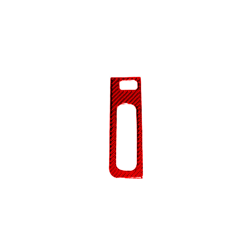 Red Carbon Fiber Driver Door Rear Switch Cover For Colorado 2004-12/ for Canyon 05-12