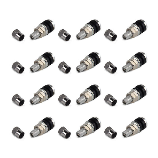 New Metal Rod Wheel Tire Valves Stems Bolts Screws Set For Motorcycles ATVs