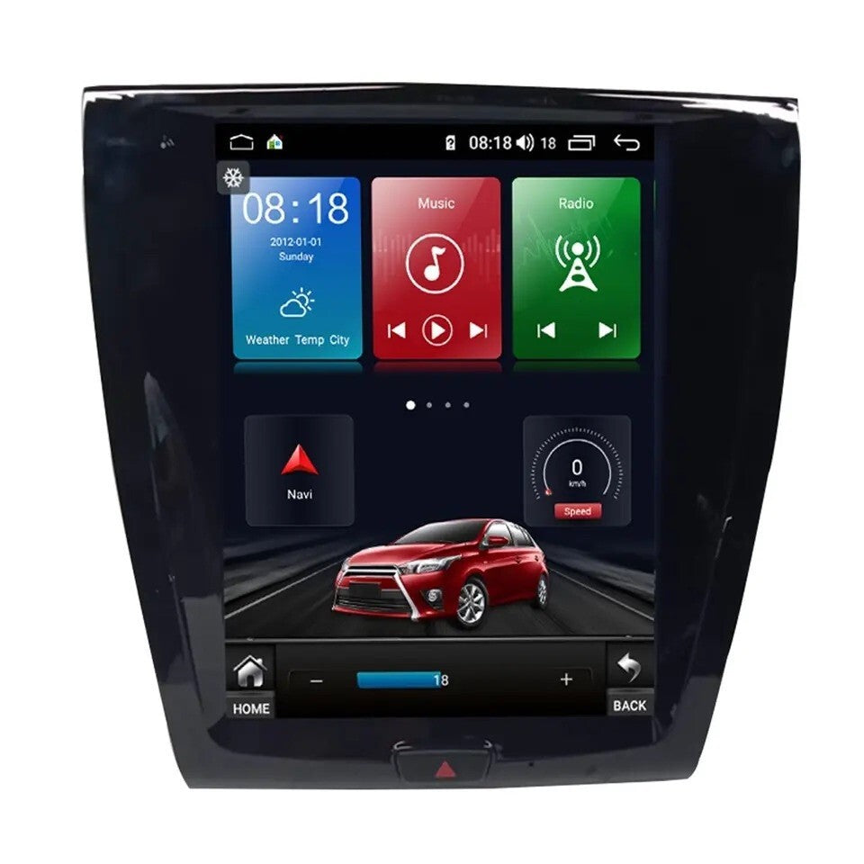 Android for Tesla Style Vertical Screen 12.1 for Jaguar XK XKR 2006-13 Car GPS Navi