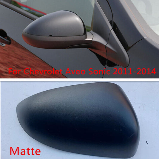 Matte Right Rearview Mirror Shell Cover Cap for Chevrolet Aveo Sonic 2011-2014