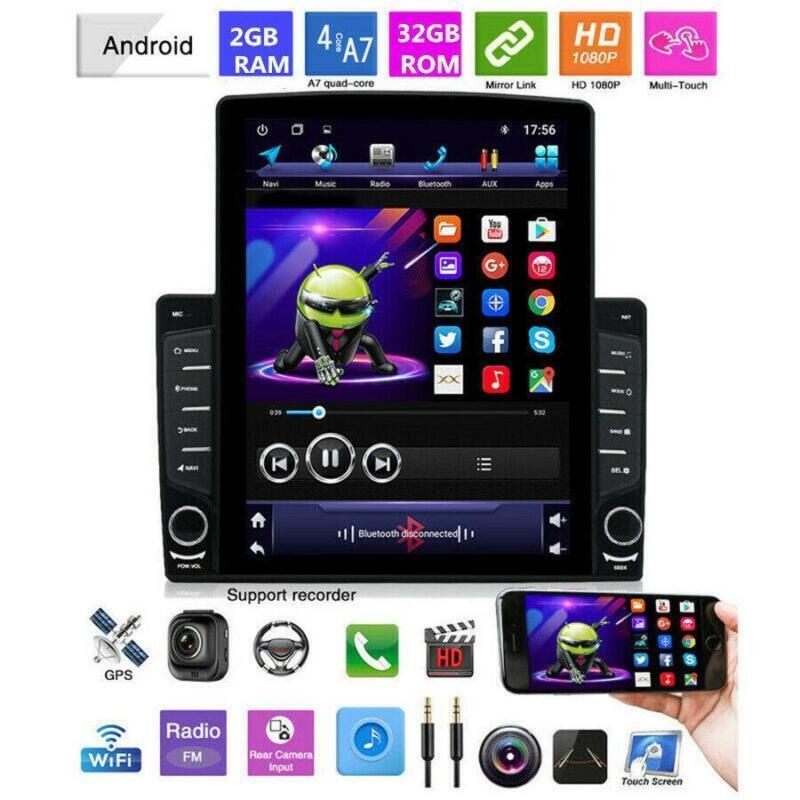 10.1 Inch Multimedia MP5 Player 1DIN Android 8.1 GPS Quad Core Car Stereo Radio