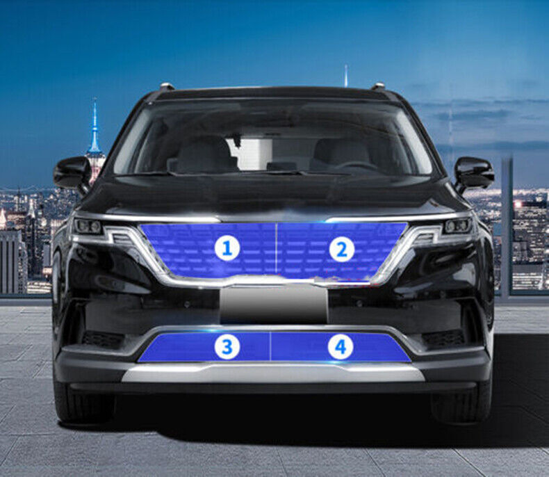 for Kia Carnival 2022-23 Black Front Grille Net Protection Anti-insect Proof 4x