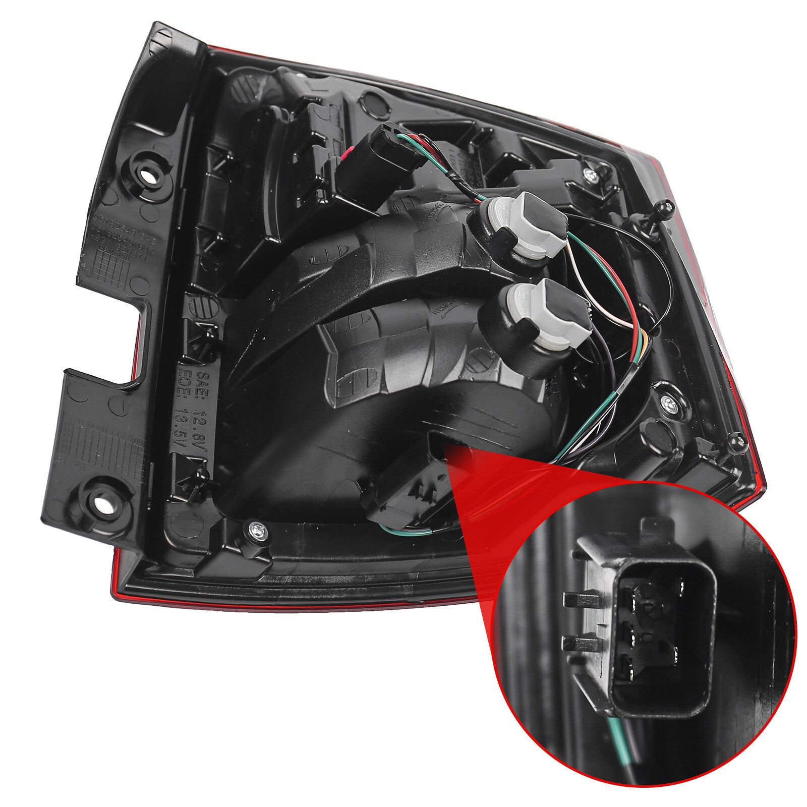 for Jeep Compass 2014 2015 2016 2017 Left Driver's Rear Light Assembly