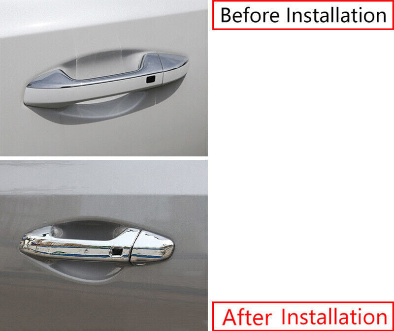 Chrome 5PCS Exterior Door Handle Cover Trim for Kia K3 Forte Cerato 2019-2022