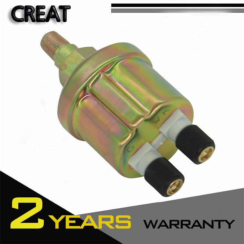 The oil pressure sensor is suitable for 4BT, 6BT, 3.9 ISB, QSB, B, and 5.9 engines. (3967251-)