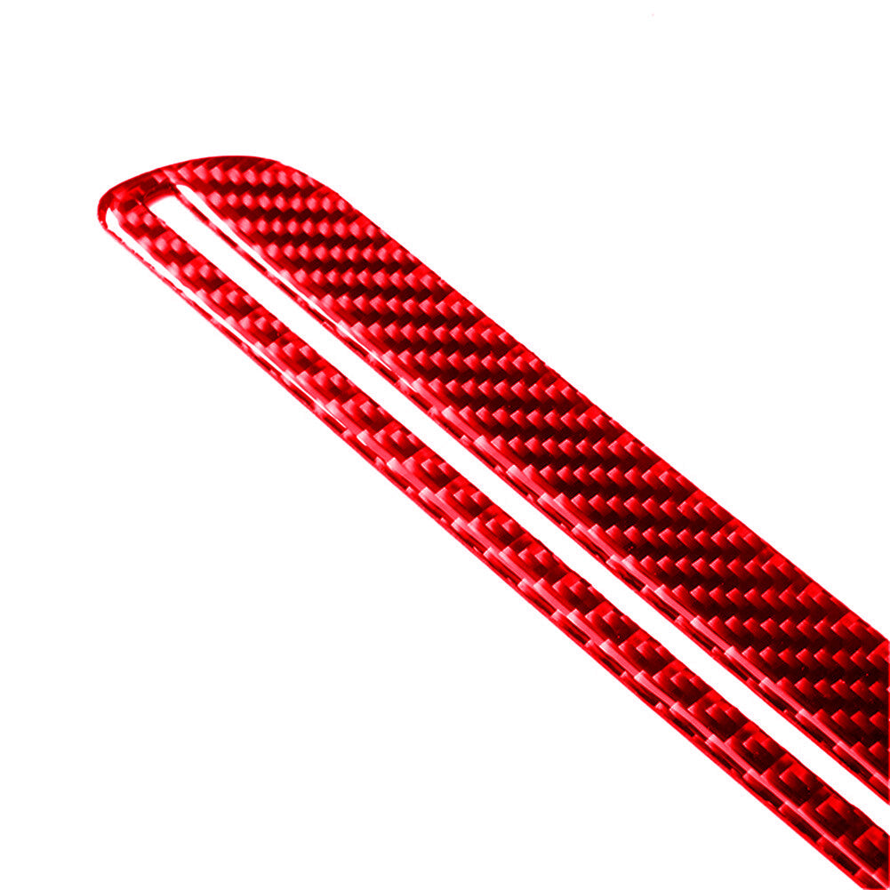 Red Carbon Fiber for Co -pilot Decorative Strip Cover Trim for VW for Golf MK7 2014-2019
