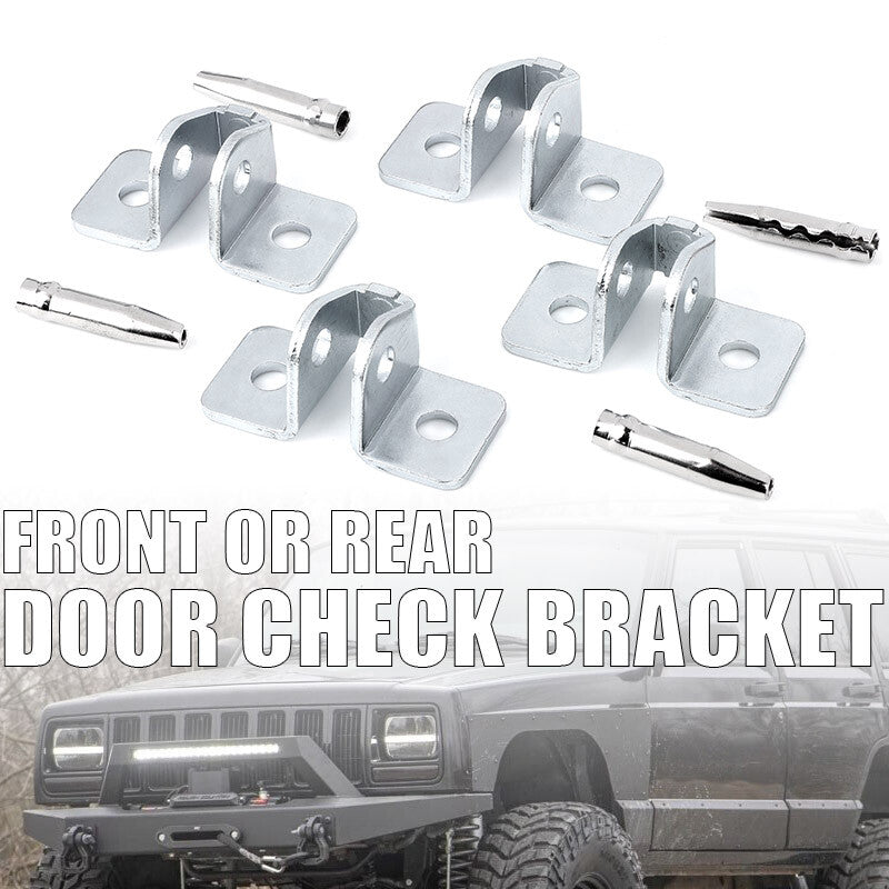 Pack of 4 for Jeep Cherokee 1984-01 55002361 Door Check Arm Assembly Repair Set