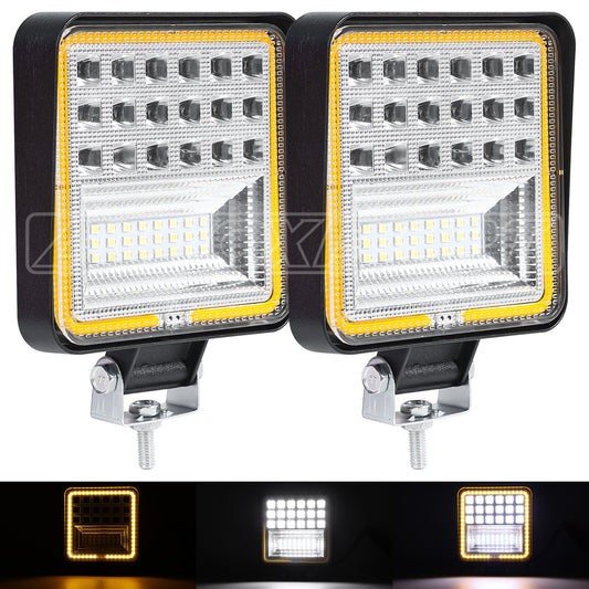 4inch 120W LED Work Light Bar Flood Fog Lamp Offroad Driving Truck SUV ATV 4WD