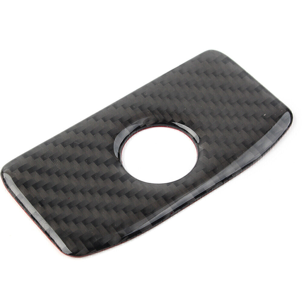 for Subaru Forester 2013-2018 Copilot Storage Box Handle Cover Trim Carbon Fiber