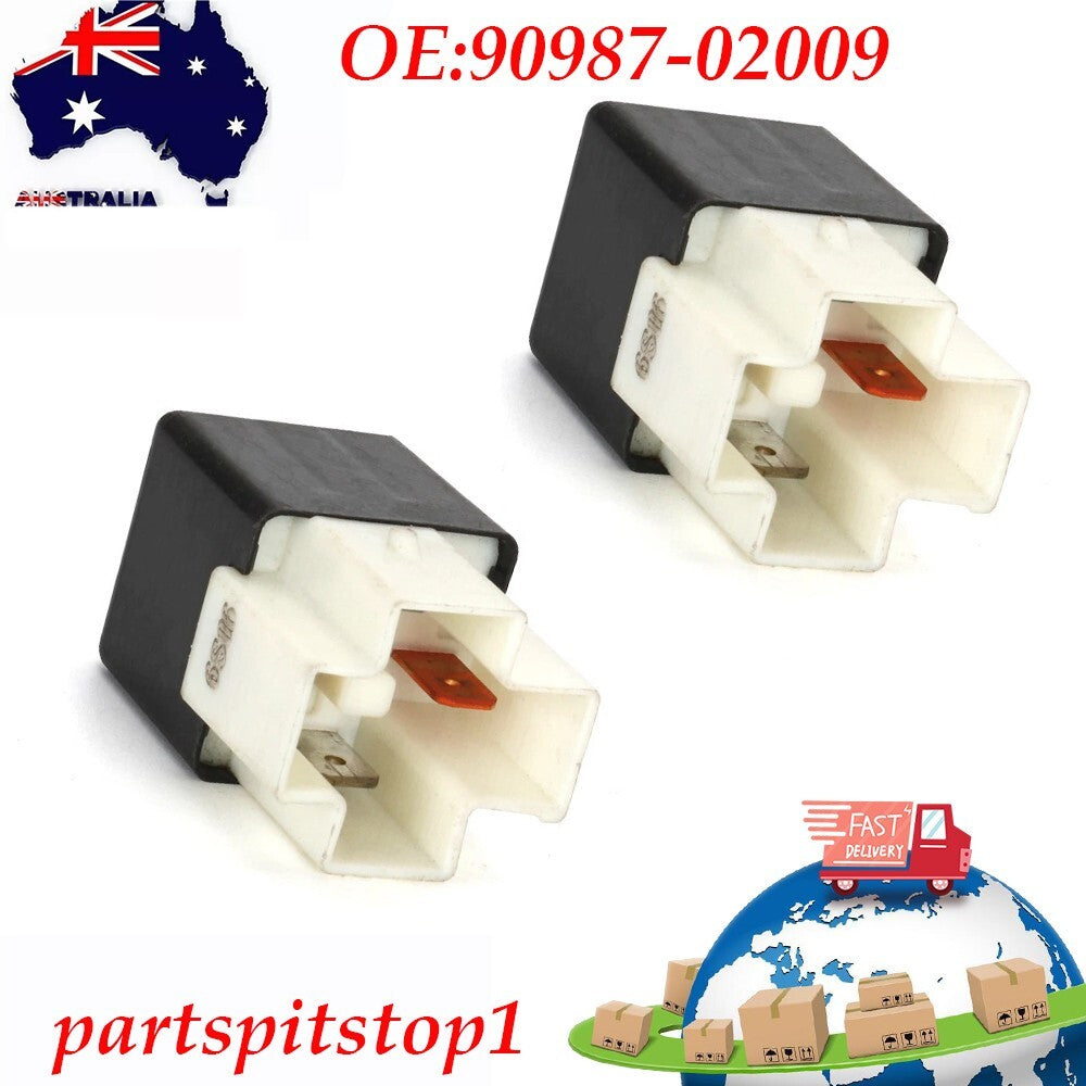 2Pcs A/C Compressor Relay for Scion for Toyota for Camry for Lexus 90987-02009