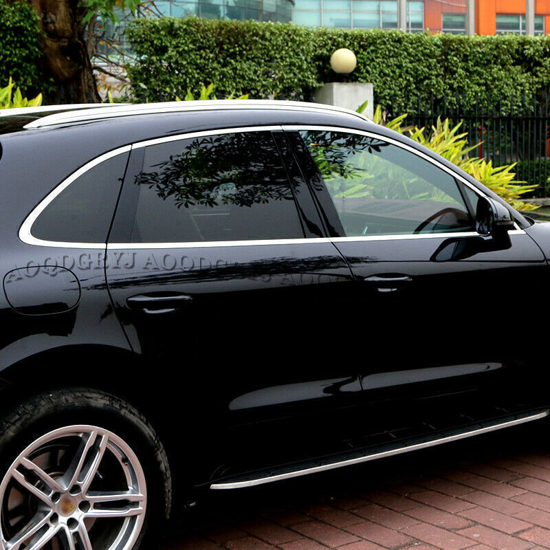 for Porsche Macan 2015-2023 Chrome Stainless Window Frame Moulding Sill Trims