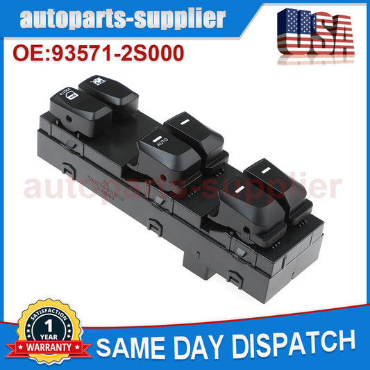 Master Power Door and Window Switch 93571-2S000 for Hyundai for Tucson 2010-15 2.0L and 2.4L models.