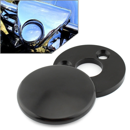 Fork Lock Cover Cap Black Aluminum Fit for Harley Road King 1994+ Motorcycle ne