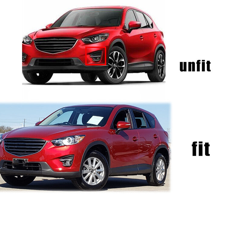 Left Right Front Bumper Bezels Fog Light Cover Frame for Mazda CX-5 2013-2016