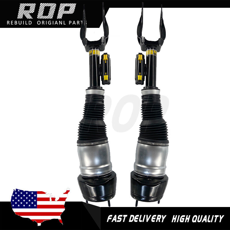 Pair Front Air Suspension Shock for Mercedes GLE C292 GLE350 GLE63AMG 2015