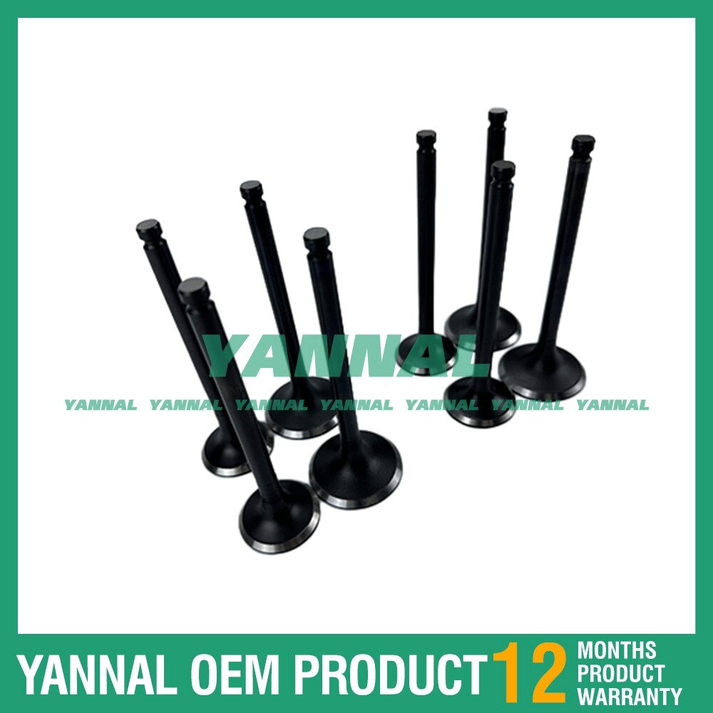 8 intake and exhaust valves for Yanmar 4TNV88 engine skid steer loaders