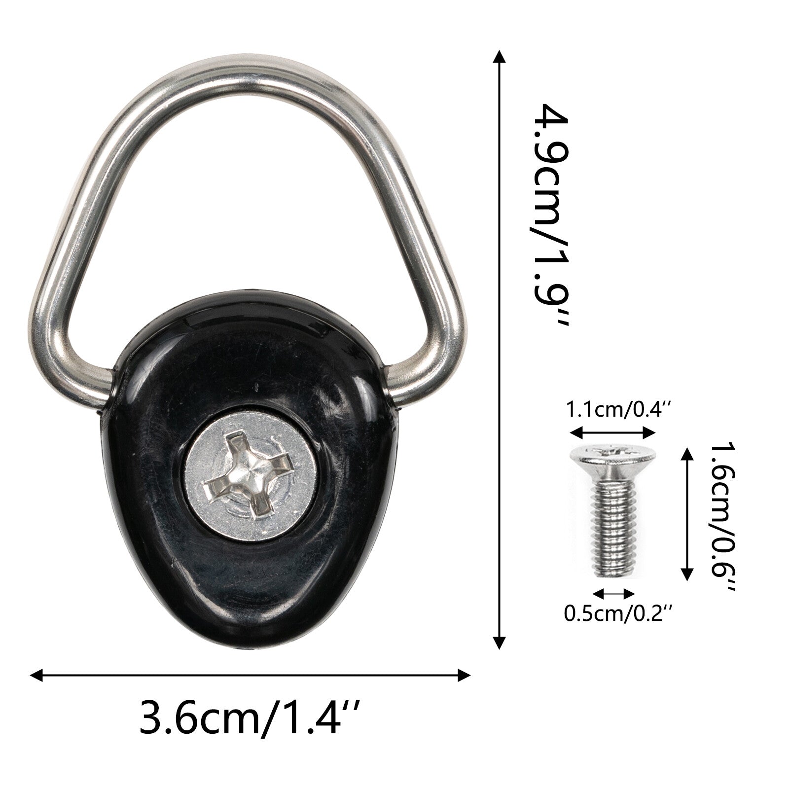 5 D-Ring Tie Bottom Anchor Pendant Cargo Truck for Suzuki for Jimny 2019-22