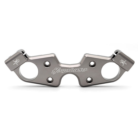 CNC gray three-tree front clamp suitable for GSX1300 Hayabusa 1999 2000 - 2022